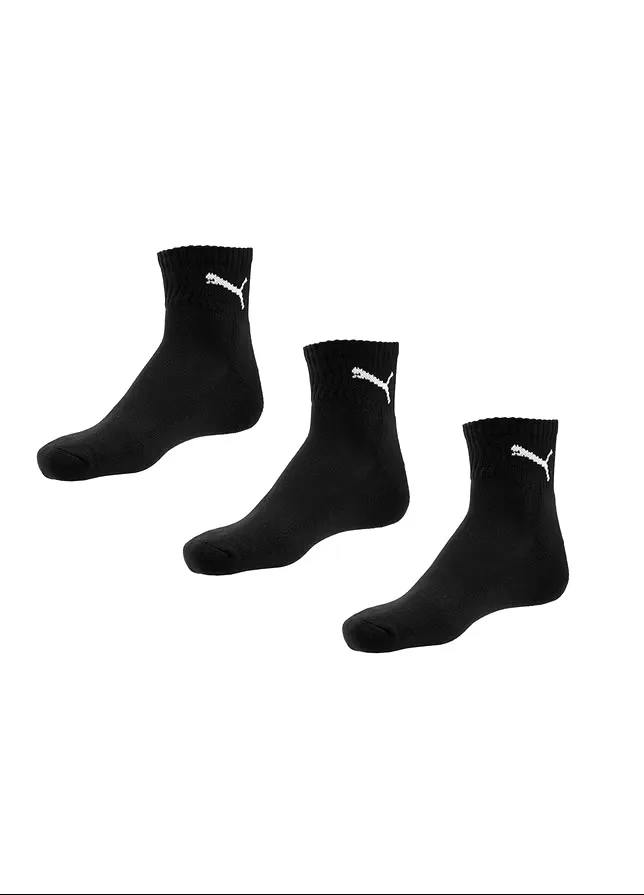 PUMA SPORT SOCKS U 3P DOBOTEX 906110 02 BLACK/BLACK