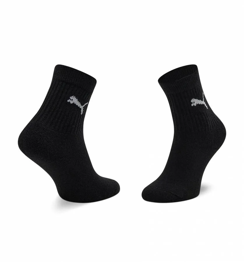 PUMA SPORT SOCKS JR 3P DOBOTEX 907958 01 BLACK/BLACK