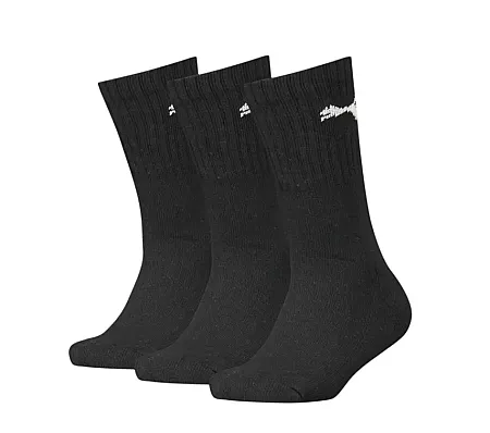 PUMA SPORT SOCKS JR 3P DOBOTEX 907958 01 BLACK/BLACK