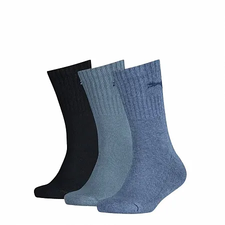 PUMA SPORT SOCKS 3P JR 907958 06 DENIM BLUE