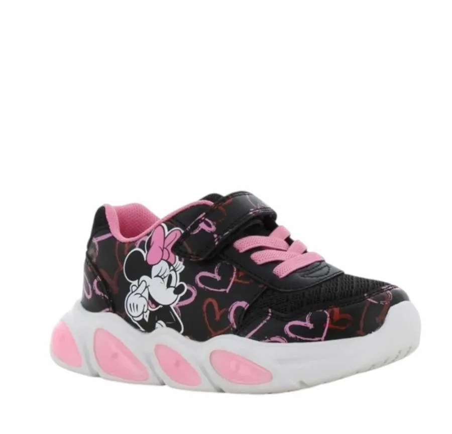 MINNIE MOUSE SNEAKERS LED  DM011379 BLK/FUS
