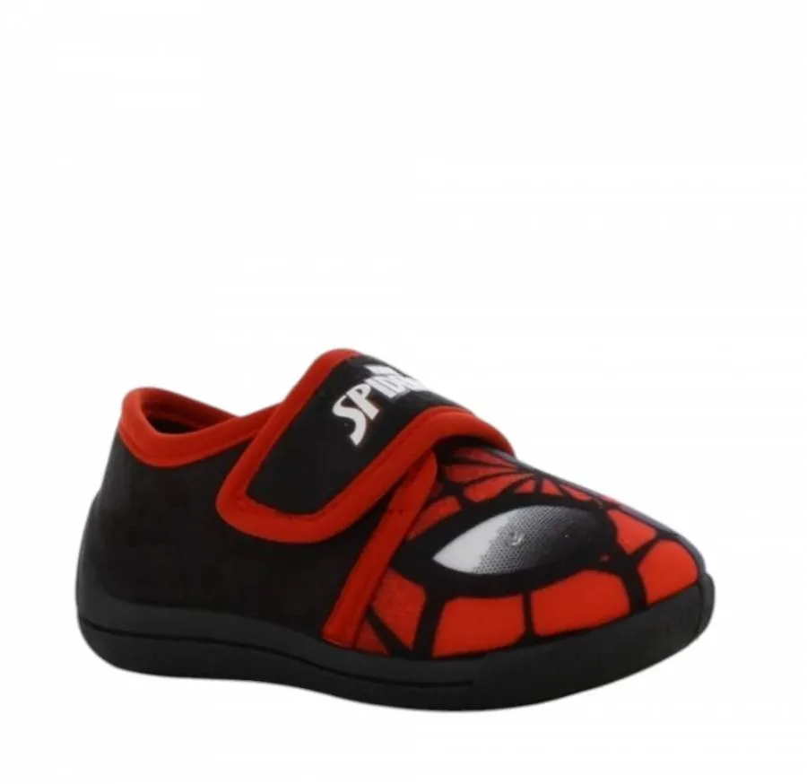 SPIDERMAN  LED SLIPPERS KIDS SP014245 RED/BLK