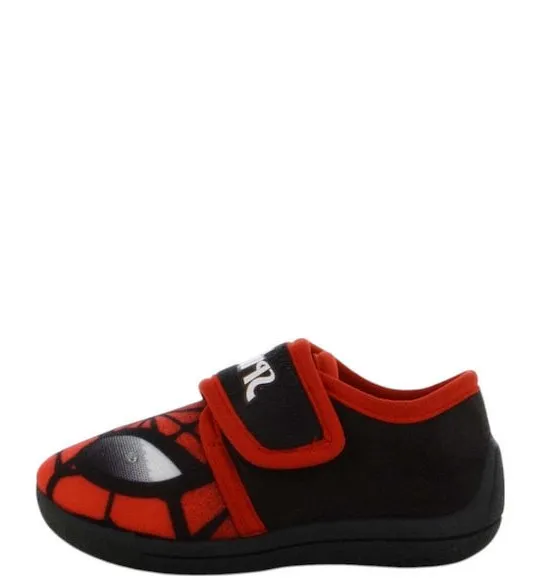 SPIDERMAN  LED SLIPPERS KIDS SP014245 RED/BLK