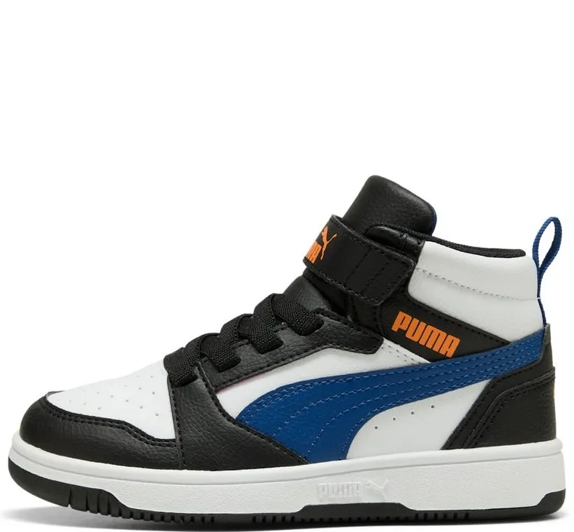 PUMA REBOUND V6 MID AC+PS 393832 31 WHITE/CLYDEROYAL/BLACK