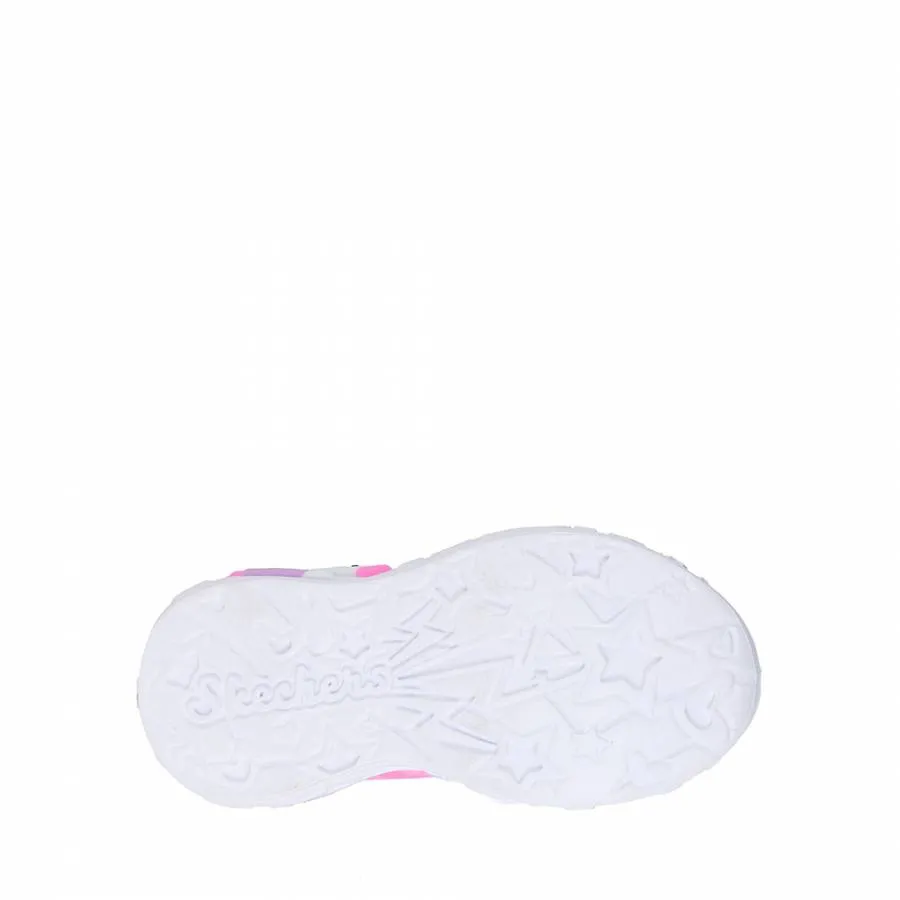 SKECHERS S LIGHTS UNICORN CHARMER LILHEART SPARKLES 303064N/PKMT PINK/MULTI