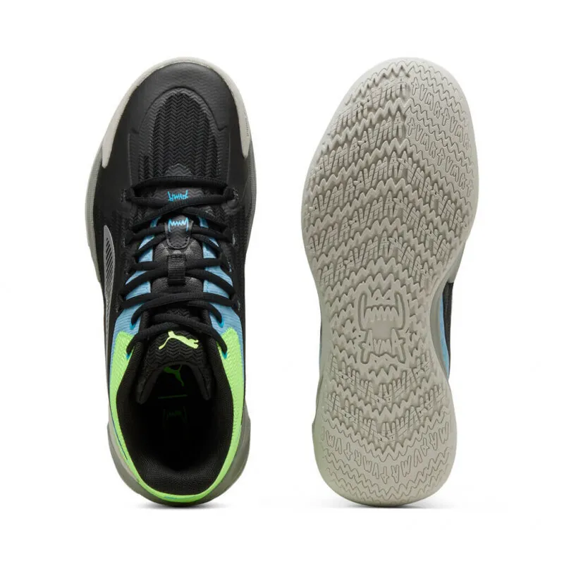 PUMA DAGGER BASKET 311353 09 BLACK/BRIGHT AQUA