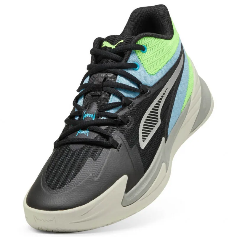 PUMA DAGGER BASKET 311353 09 BLACK/BRIGHT AQUA