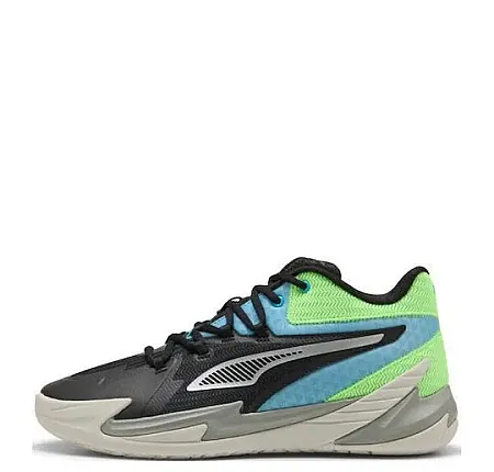 PUMA DAGGER JR BASKET 311553 09 BLACK/BRIGHT AQUA