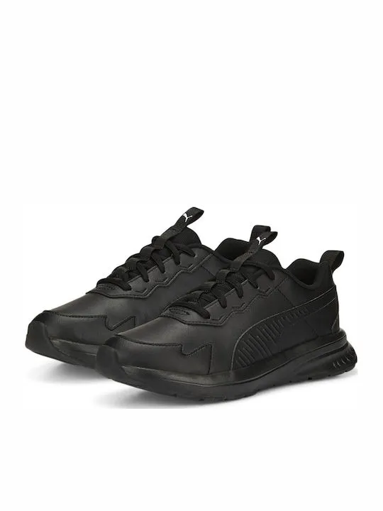 PUMA EVOLVE RUN SL JR 386235 01 BLACK/BLACK