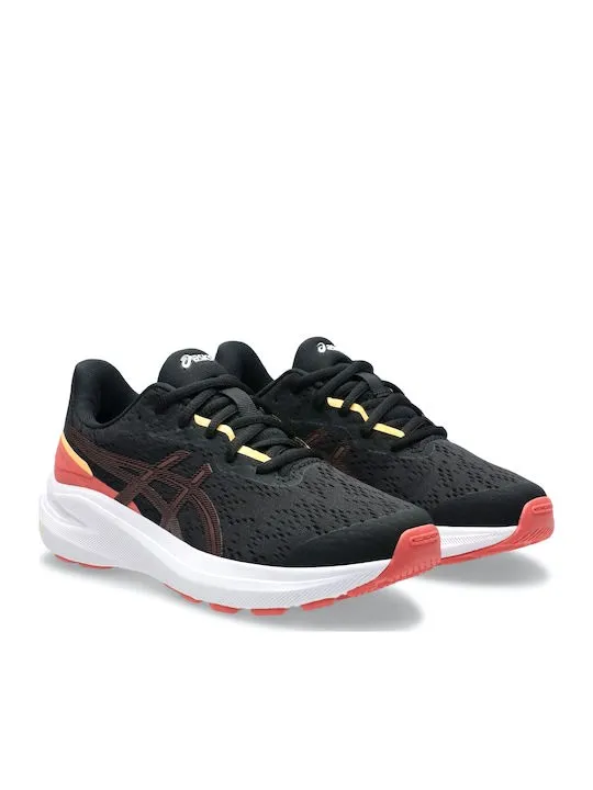 ASICS GT-1000 13 GS 1014A343-009 BLACK/RUBBLE RED