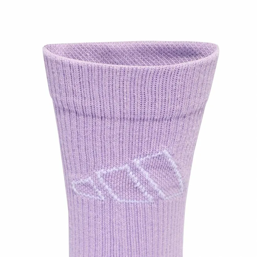 ADIDAS SOCKS LOGO PACK 3PP JW3647 WHITE/AURPLU/PREVIO