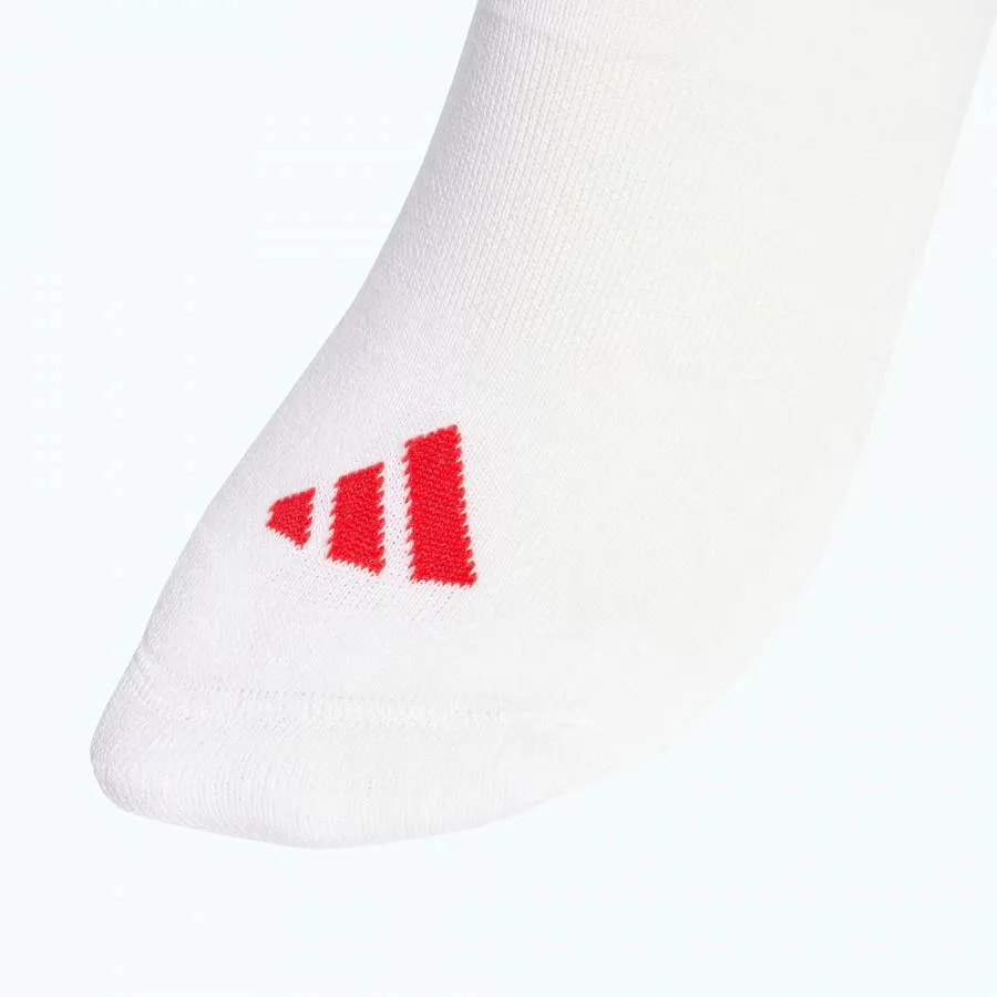 ADIDAS SOCKS LOGO PACK 3PP JW3643  WHITEWHITE/POWPLU
