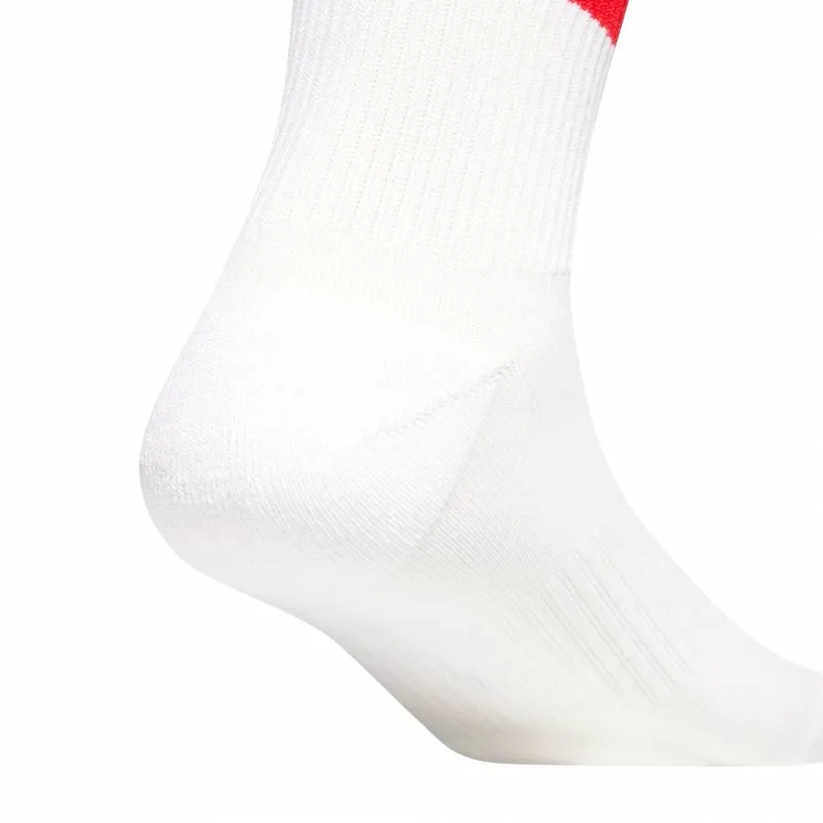 ADIDAS SOCKS LOGO PACK 3PP JW3643  WHITEWHITE/POWPLU