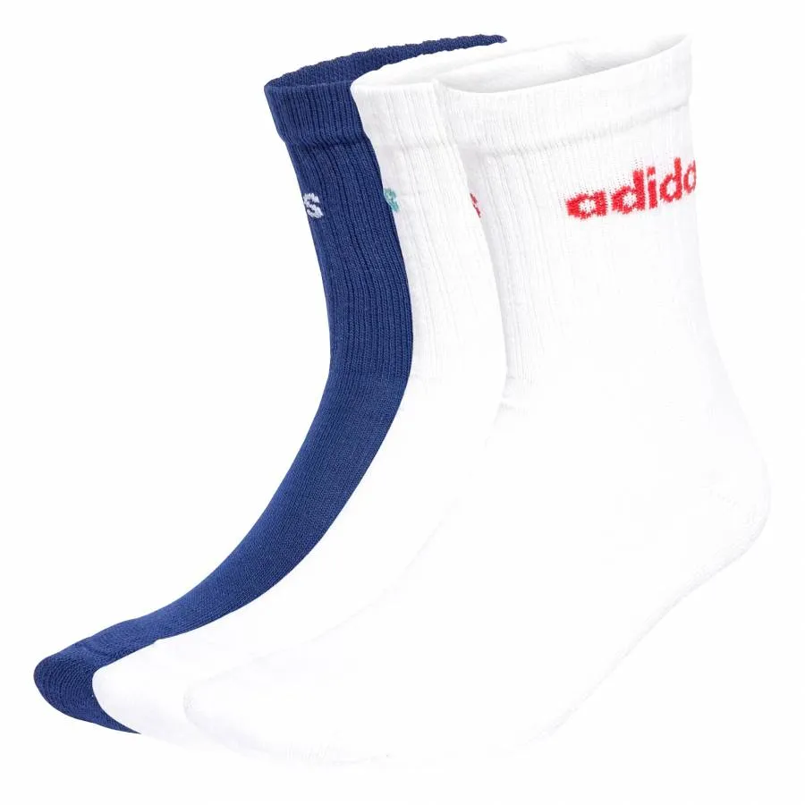 ADIDAS SOCKS C LIN CREW 3P JL6110 DKBLUE/WHITE/WHITE