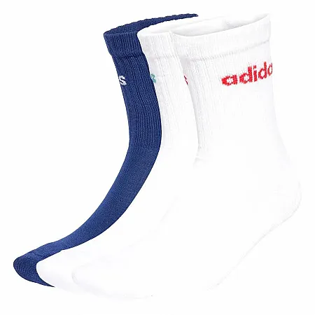 ADIDAS SOCKS C LIN CREW 3P JL6110 DKBLUE/WHITE/WHITE