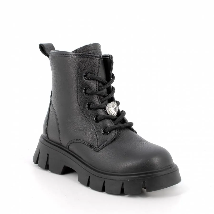 PRIMIGI BOOTS LEATHER 8870900 BLACK/BLACK