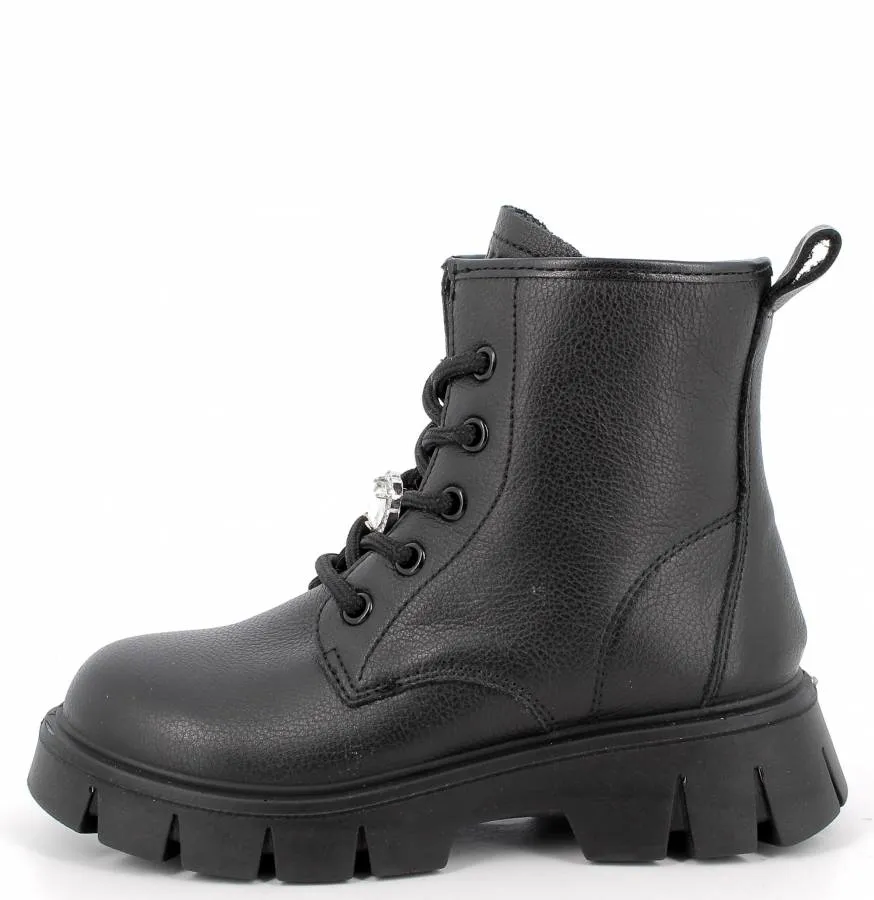 PRIMIGI BOOTS LEATHER 8870900 BLACK/BLACK