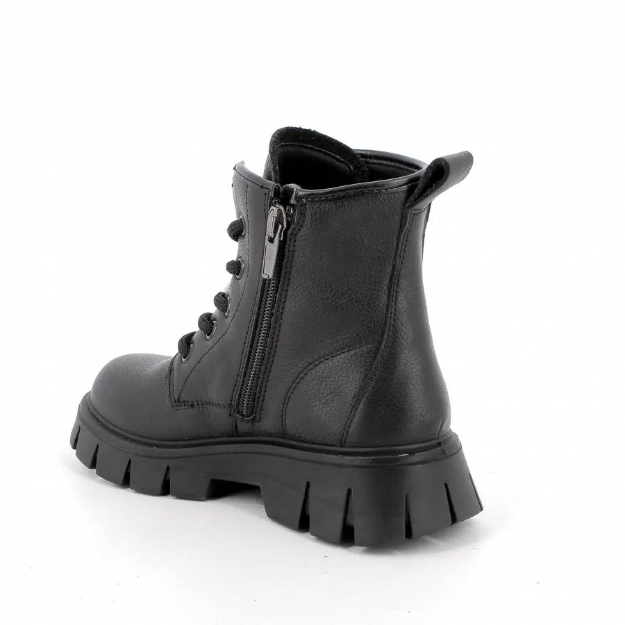 PRIMIGI BOOTS LEATHER 8870900 BLACK/BLACK