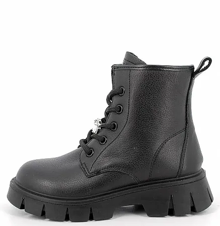 PRIMIGI BOOTS LEATHER 8870900 BLACK/BLACK