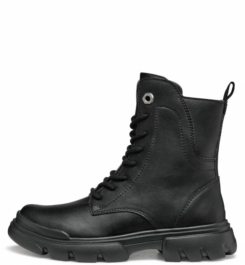 GEOX J JUNETTE J56HVB 000BC C9999 BLACK ANKLE BOOTS
