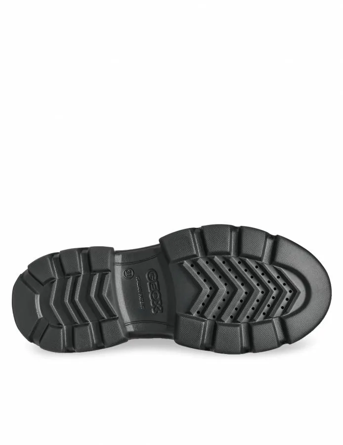 GEOX J JUNETTE J56HVB 000BC C9999 BLACK ANKLE BOOTS
