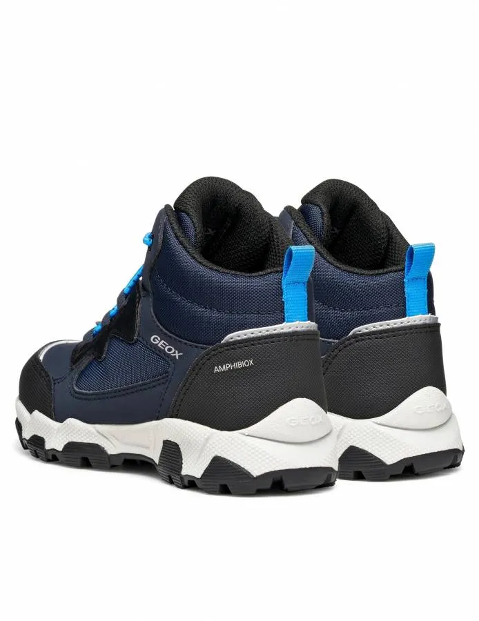 GEOX J MAGNETAR B.B ABX J463ZC 050FU C4231 NAVY/SKY SNEAKERS OUTDOOR