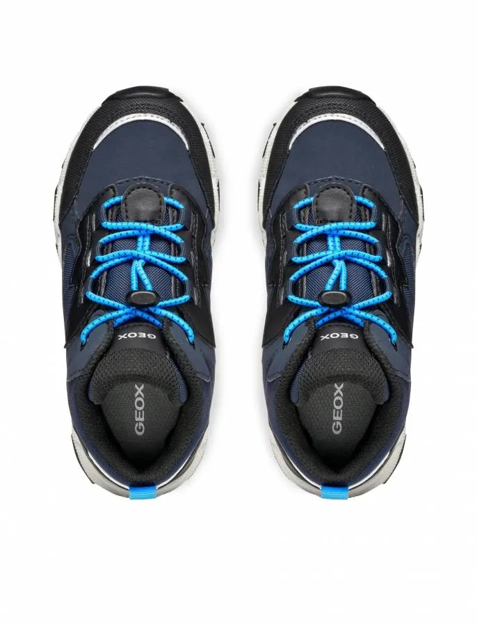 GEOX J MAGNETAR B.B ABX J463ZC 050FU C4231 NAVY/SKY SNEAKERS OUTDOOR
