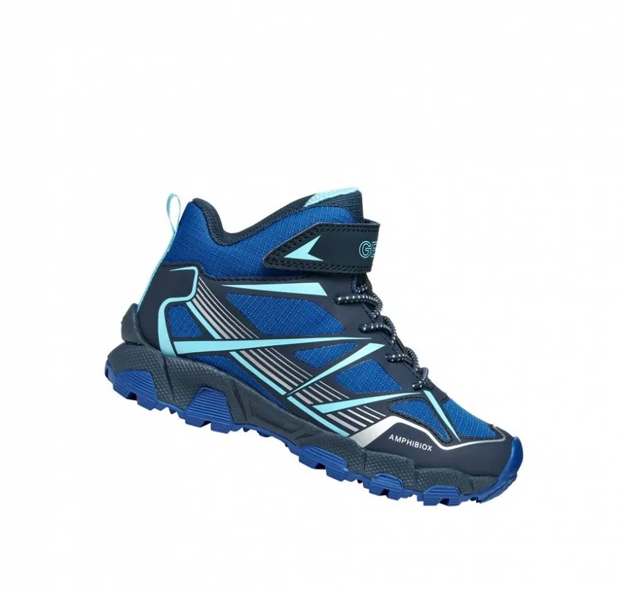 GEOX J MAGNETAR BOY B ABX A J563ZA 0FU9J C4226 NAVY/ROYAL SNEAKERS OUTDOOR