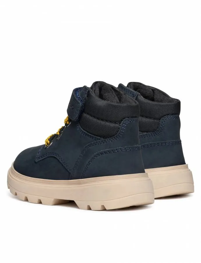 GEOX B KIDDARTAH B B4662B 032FU C0045 NAVY/BLACK ANKLE BOOTS
