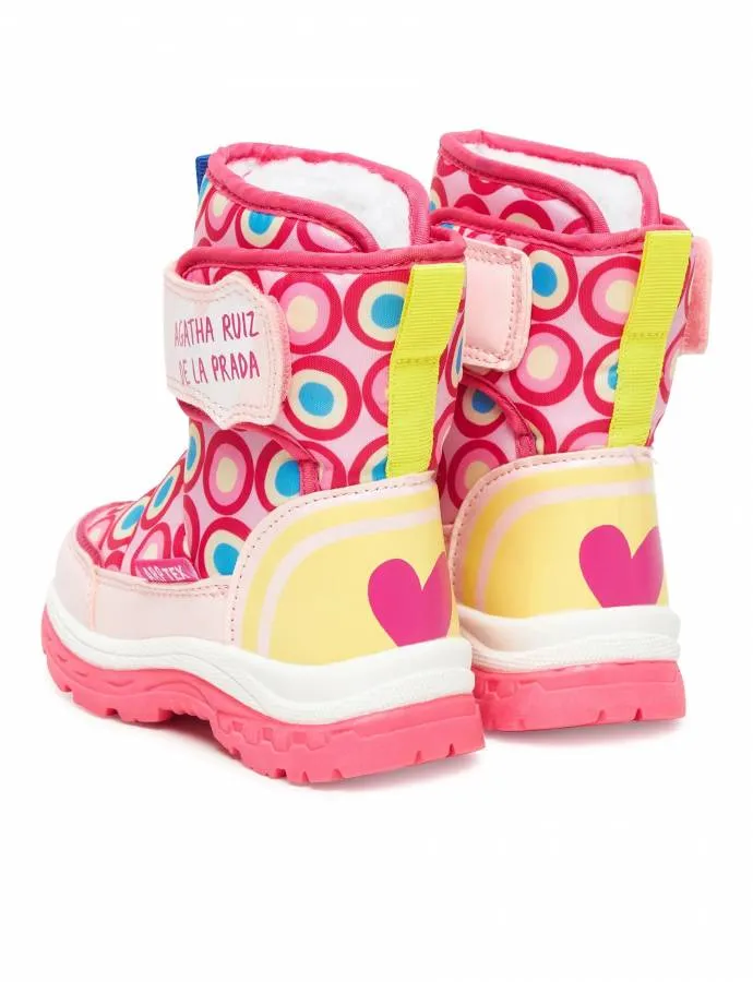 AGATHA RUIZ DE LA PRADA BOTA ESTAMPADA 251990-B032 ROSA