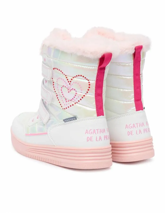 AGATHA RUIZ DE LA PRADA BOTA CORAZONES 251991-B050 BLANCO