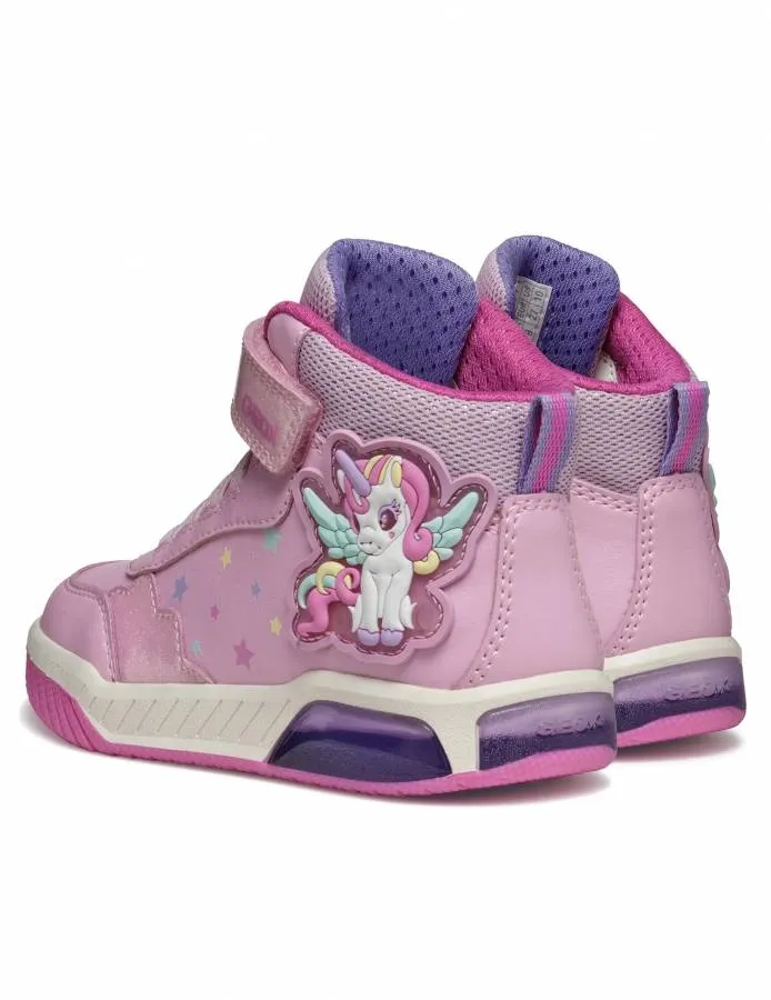 GEOX J INEK GIRL A J56ASA 0BCKC C8206 PINK/MULTICOLOR SNEAKERS