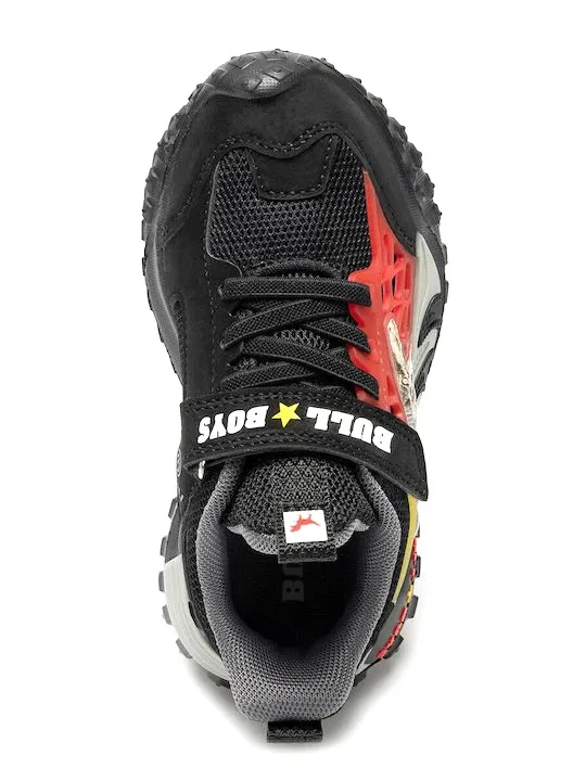 BULL BOYS VELOCIRAPTOR  SNEAKERS LIGHTS DNAL5152B00 B00 BLACK/RED