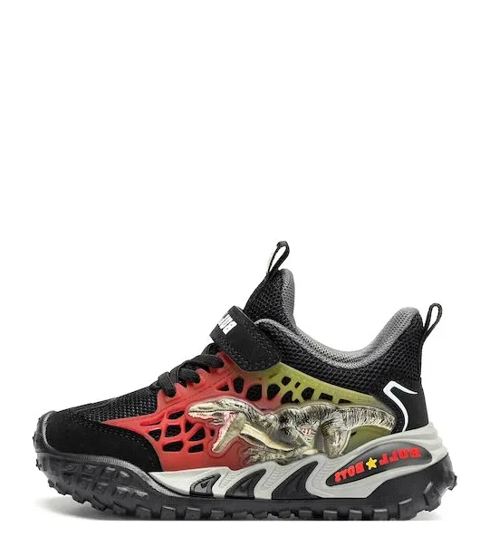 BULL BOYS VELOCIRAPTOR  SNEAKERS LIGHTS DNAL5152B00 B00 BLACK/RED
