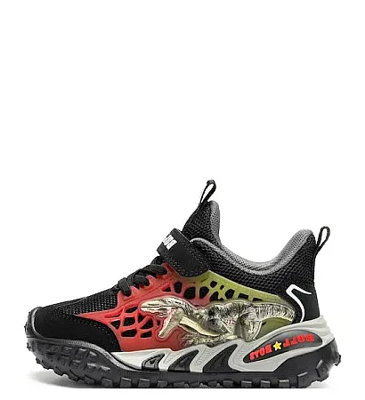 BULL BOYS VELOCIRAPTOR  SNEAKERS LIGHTS DNAL5152B00 B00 BLACK/RED