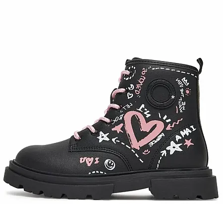 PRIMIGI  BOOTS GIRLS  8977022 BLACK/ROSE