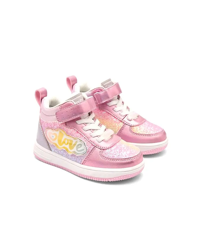 CONGUITOS HIGH CUT SNEAKERS LIGHTS COSH224054-PINK