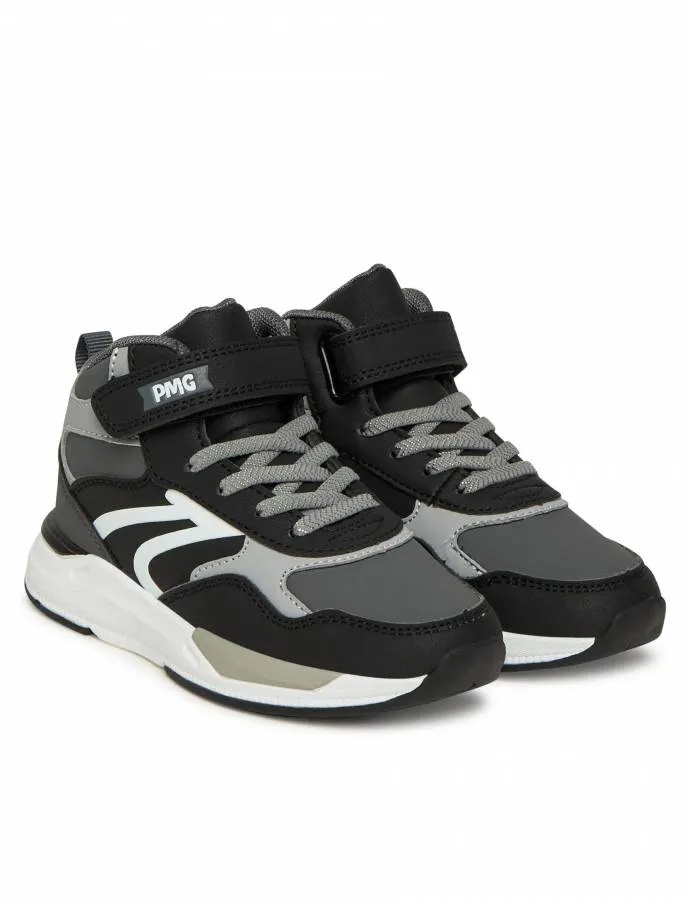 PRIMIGI SNEAKERS MID  8964244 BLACK/GREY/WHITE