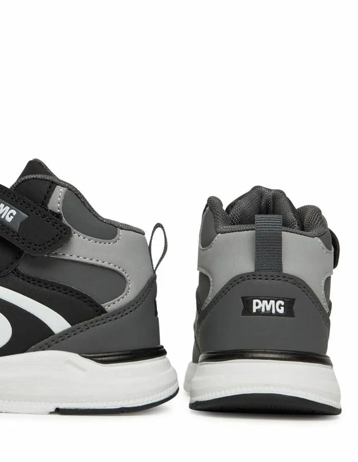 PRIMIGI SNEAKERS MID  8964244 BLACK/GREY/WHITE