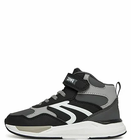 PRIMIGI SNEAKERS MID  8964244 BLACK/GREY/WHITE