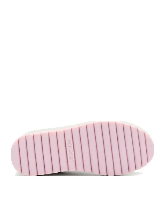 LELLI KELLY SNEAKERS MID MILLE STELLE LIGHTS LKAA5212-RO01 PINK/SSILVER