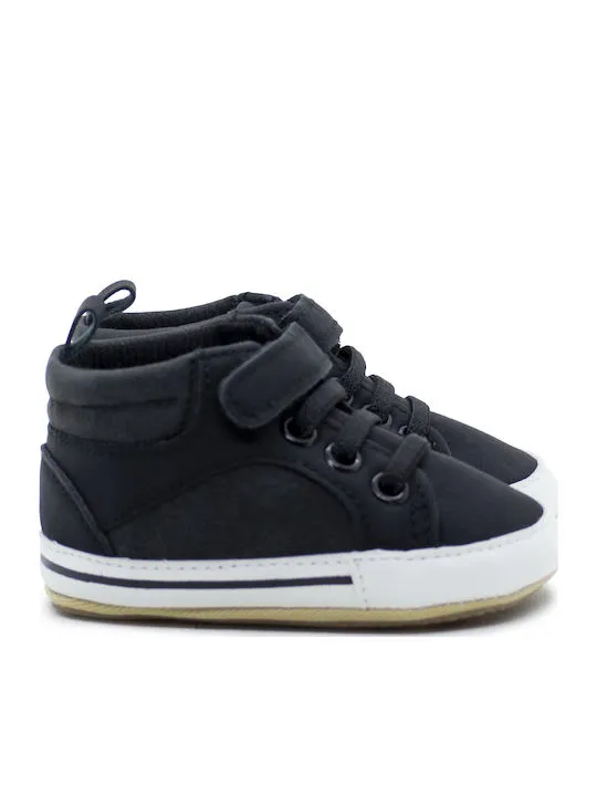 CHILDRENLAND SNEAKERS BABY BOYS D4225 BLACK/WHITE