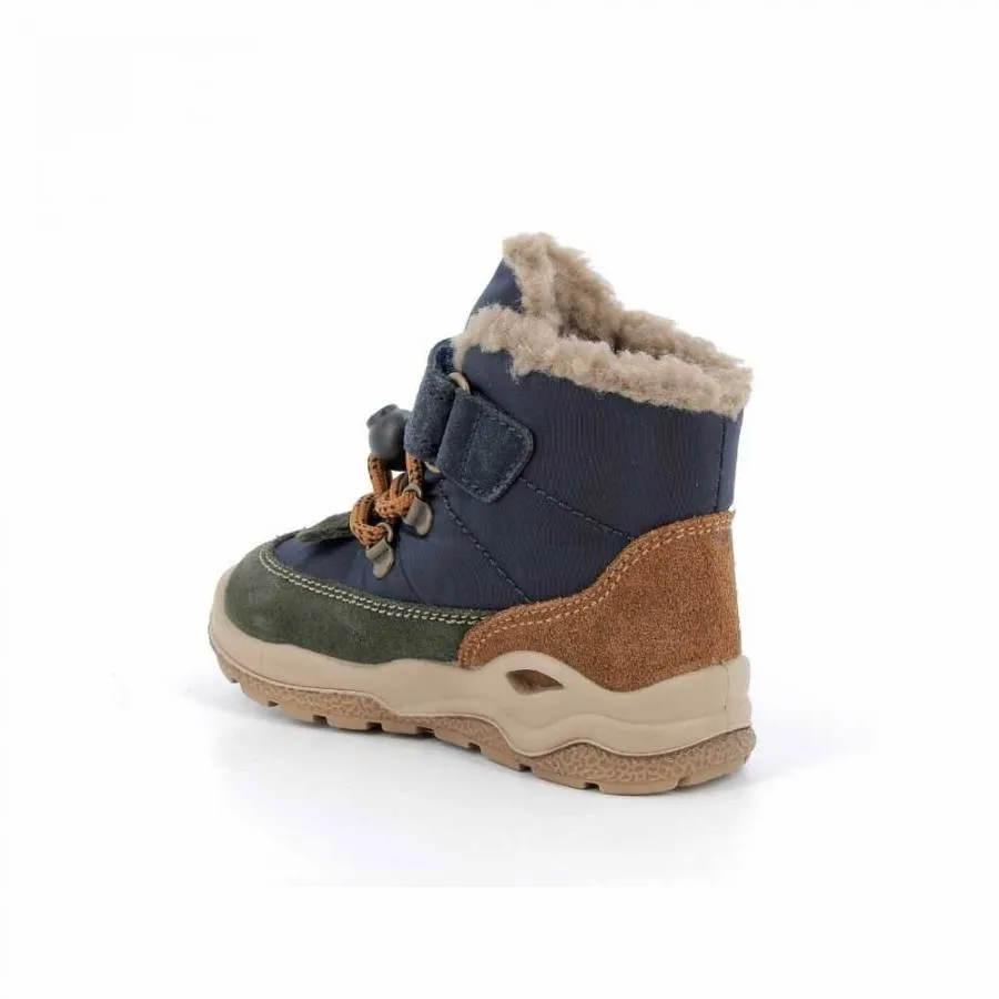 PRIMIGI ANKLE BABY FIRST STEP BOOTS GORE-TEX 8863844 NAVY/BROWN