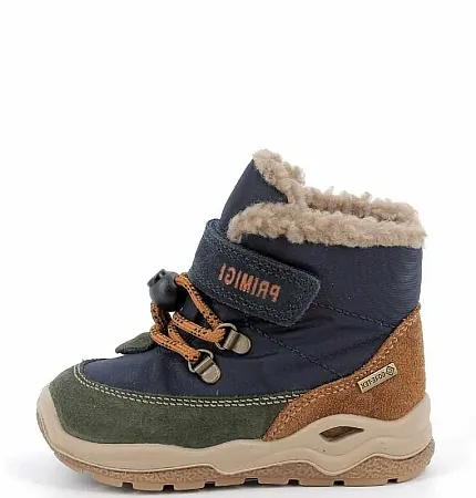 PRIMIGI ANKLE BABY FIRST STEP BOOTS GORE-TEX 8863844 NAVY/BROWN