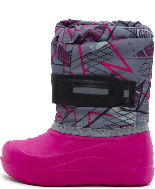 CHILDRENLAND APRE SKI ETKSD-4 FUXIA/GREY ABSTACTION