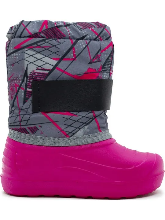 CHILDRENLAND APRE SKI ETKSD-4 FUXIA/GREY ABSTACTION