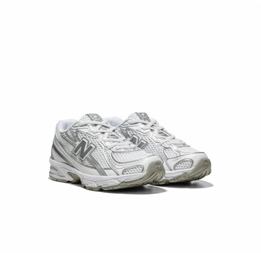 NEW BALANCE 740 PS BUNGEE LACE PZ740WM  WHITE/SILVER