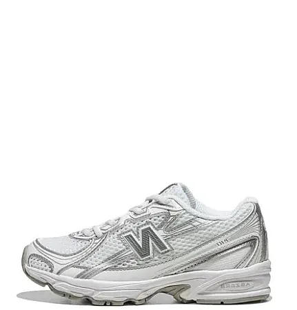 NEW BALANCE 740 PS BUNGEE LACE PZ740WM  WHITE/SILVER
