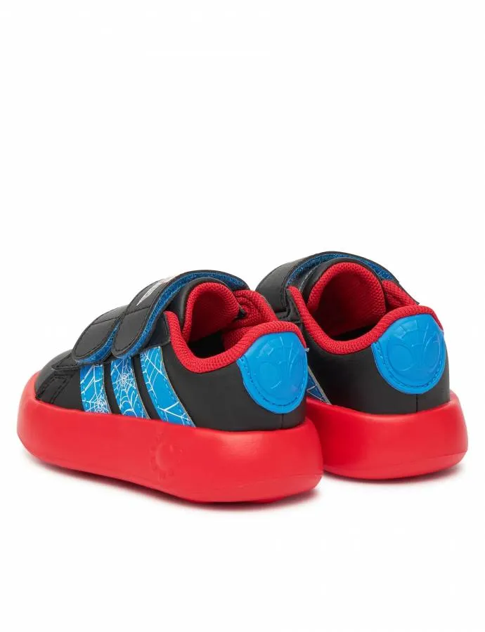ADIDAS GRAND COURT SPIDER JQ7828 CBLACK/BRBLUE/PURRUB