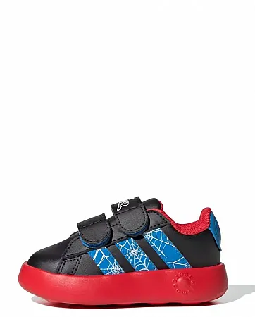 ADIDAS GRAND COURT SPIDER JQ7828 CBLACK/BRBLUE/PURRUB